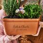 Wedding Or Anniversary Terracotta Trough / Window Box, thumbnail 1 of 2