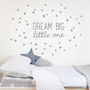 Dream Big Little One Wall Sticker, thumbnail 3 of 10