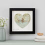 Personalised Map Location Heart Engagement Gift, thumbnail 7 of 9