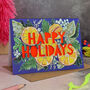 Happy Holidays Orangery Papercut Christmas Card, thumbnail 1 of 7
