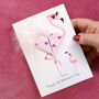 Flamingo First Mother's Day Origami Heart Card, thumbnail 5 of 5