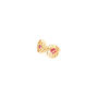 Duo Pink Flower Ring, thumbnail 2 of 3