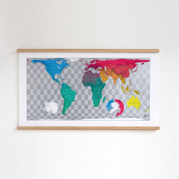 World Map Wall Print, 7 of 12