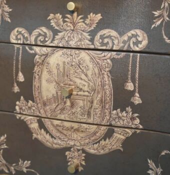French Style Painted Bedside Table, 2 of 5