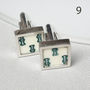 Mahjong Classic Sterling Silver Cufflinks, thumbnail 2 of 2