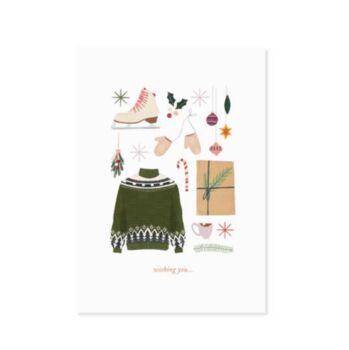 Cosy Christmas Sweaters Pop Up Card, 3 of 3