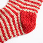Striped Fair Isle Socks Knitting Kit, thumbnail 2 of 10