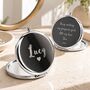 Personalised Name Compact Mirror, thumbnail 1 of 9