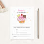 10 Strawberry Star Cupcake Party Invitations, thumbnail 1 of 3