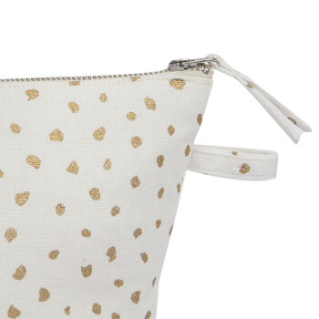 Mirage Dot Recycled Cotton Wash Bag, 4 of 4