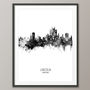Lincoln Skyline Portrait Print And Box Canvas, thumbnail 4 of 5