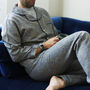 Personalised Men’s Heritage Jacquard Pyjama Set – Pure Cotton, thumbnail 7 of 12