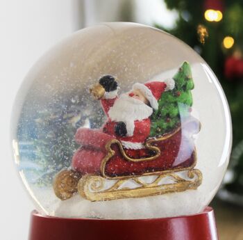 Personalised Musical Santa Globe, 4 of 4