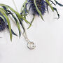 Button Necklace In Sterling Silver, thumbnail 2 of 12