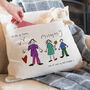 Personalised Hand Drawn Mother's Day Cushion, thumbnail 2 of 3