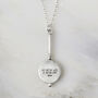 Personalised Sterling Silver Monogram Necklace, thumbnail 3 of 7