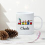 Personalised Christmas Train Kids Polymer Mug, thumbnail 5 of 5