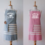 Personalised Cotton Kitchen Apron, Sustainable Gift, thumbnail 6 of 11