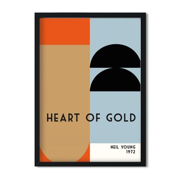Heart Of Gold Retro Nursery Giclée Retro Art Print, 3 of 3