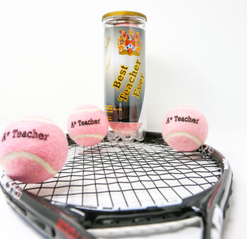 Teacher Gift Special Message Tennis Balls, 2 of 5