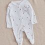 Personalised Our 1st Mother's Day Red Heart Sleepsuit, thumbnail 1 of 4
