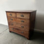 19th Century Georgian Antique Mahogany Chest Of Drawers, thumbnail 11 of 12