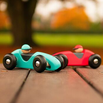 Personalised Wooden Racing Car For Kids, 4 of 7