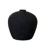 Catia Handmade Antique Black Terracotta Pot Vase, thumbnail 2 of 2