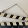 French Wooden Open And Closed Double Sided Clapper Board Sign, thumbnail 2 of 6
