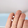 Sterling Silver Triangle Stud Earrings, thumbnail 1 of 9
