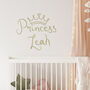 Personlaised Prince Or Prince Name Wall Sticker, thumbnail 1 of 8
