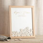 Autograph Foiled Drop Top Frame Wedding Guest Book, thumbnail 2 of 6
