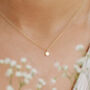9ct Solid Gold Dot Necklace, thumbnail 2 of 6
