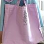 Personalised Birthday Flower Tote Bag Gift For Her, thumbnail 2 of 7