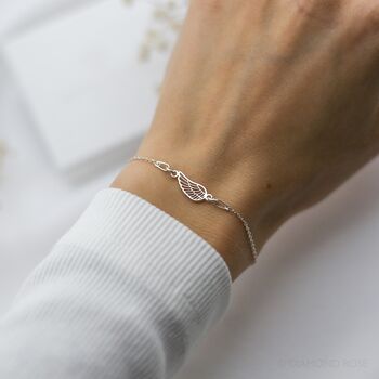 Angel Wing Bracelet, Memorial Keepsake, 5 of 6