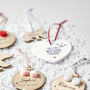 Couples Personalised Ceramic Decoration, thumbnail 2 of 2