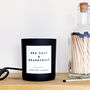 Matt Black Soy Wax Candle Choice Of Fragrance, thumbnail 2 of 8