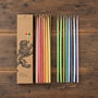 Thin Taper Candles Solid Colour Sets Of 12, thumbnail 1 of 12