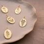 Add A Personalised Oval Birth Flower Charm, thumbnail 1 of 9