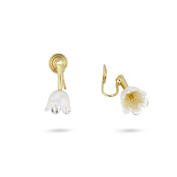 Tulip Clip On Earrings, 2 of 2