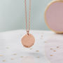 Personalised Heavy Coin Necklace, thumbnail 3 of 8