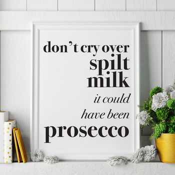 Don't Cry Over Spilt Milk Print, 2 of 4