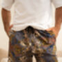 Purple Batik Cotton Shorts, thumbnail 5 of 7