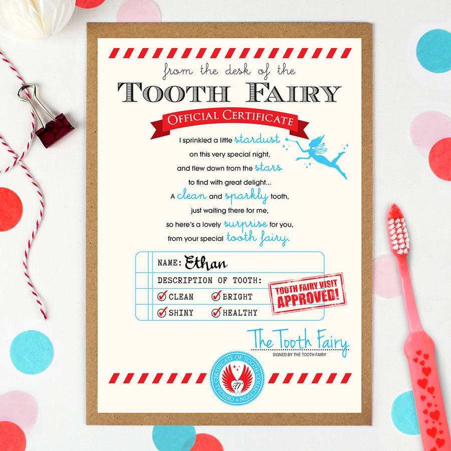 D398 Custom Tooth Fairy Letter Wiring Resources