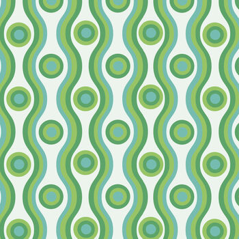 Vibrant Swirls And Circles Gift Wrapping Paper, 3 of 6