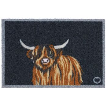 Hug Rug Outdoor Highland Cow Door Mat, 4 of 4