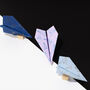 Foiled Paper Plane, Personalised Anniversary Card, thumbnail 3 of 8