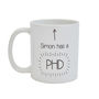 'Got A Phd' Personalised Mug, thumbnail 3 of 7