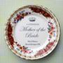 Personalised Mother Of The Bride Vintage China Plate, thumbnail 1 of 3