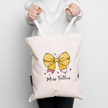 Thank You Teacher Personalised Tote, 4 of 4